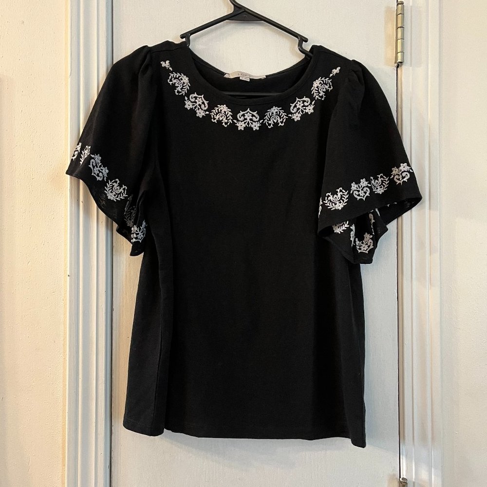 Loft Flutter Sleeve Tee